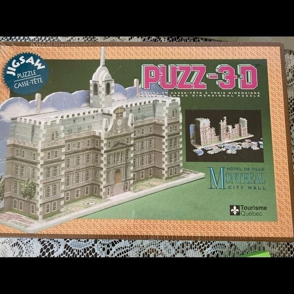 3D Puzzle Hotel De Ville Montreal City Hall - Picture 2 of 2